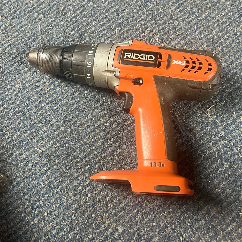 Ridgid cordless drill 18v without battery